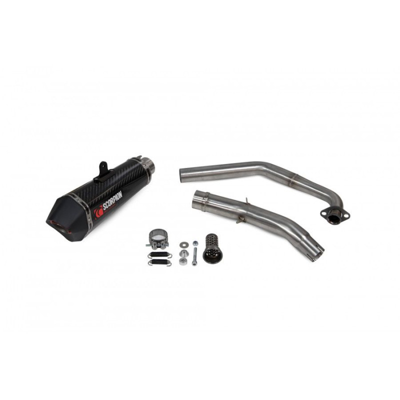 Full Exhaust System Serket Taper Scorpion Yamaha MT-125 Euro 5 2021 - 2022
