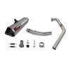 Impianto di scarico completo Serket Taper Scorpion Yamaha XSR-125 2021 - 2022
