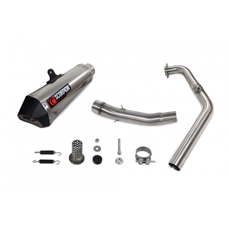 Impianto di scarico completo Serket Taper Scorpion Yamaha XSR-125 2021 - 2022