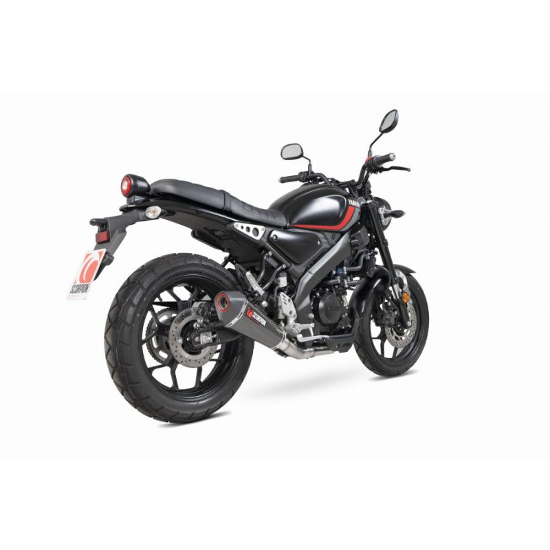 Impianto di scarico completo Serket Taper Scorpion Yamaha XSR-125 2021 - 2022