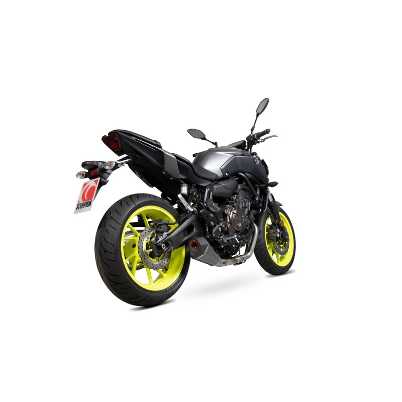 Impianto completo decatalizzato Serket Taper Scorpion Yamaha MT-07 2014 - 2021