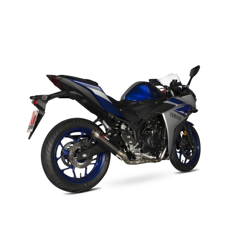 Línea de escape completa RP1-GP Scorpion Yamaha YZF-R25 / YZF-R3 2014 - 2020