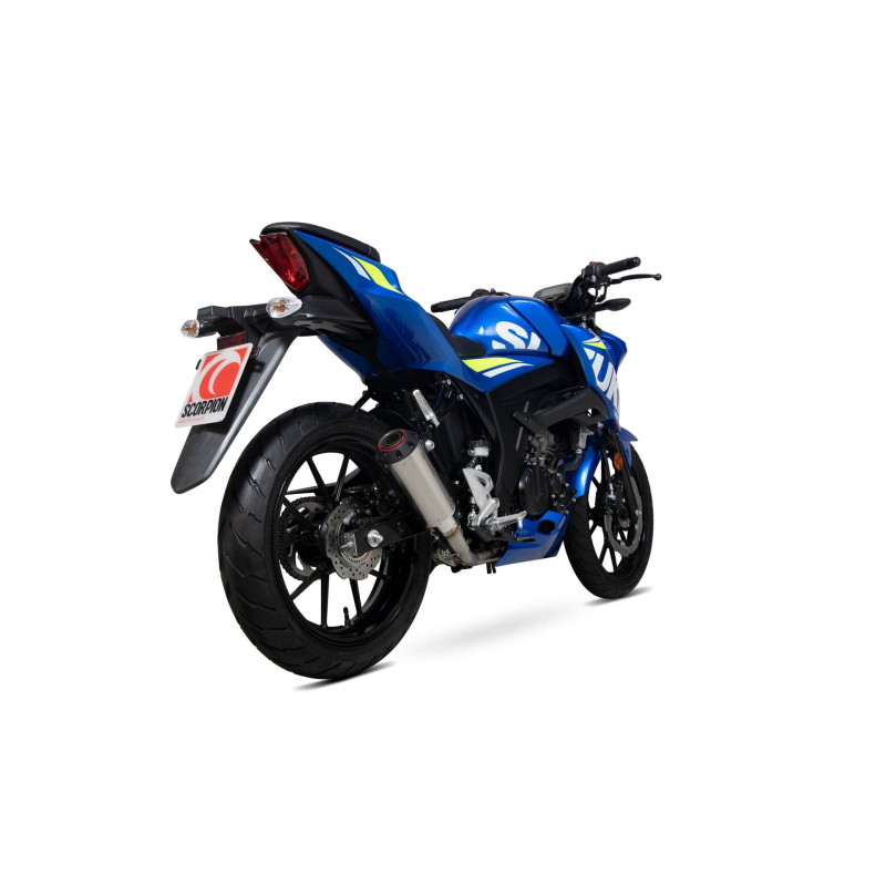 Red Power Full Exhaust System Scorpion Suzuki GSX-S 125 / GSX-S 150 2017 - 2021