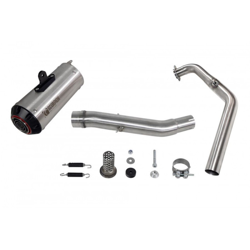 Impianto completo Red Power Scorpion Yamaha MT-125 Euro 4 2019 - 2020