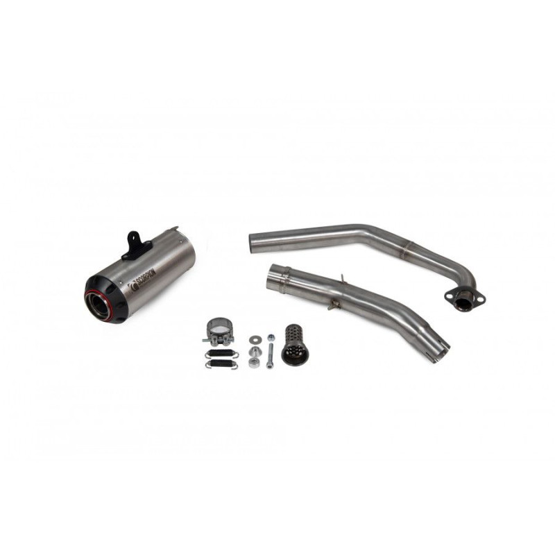 Impianto di scarico completo Red Power Scorpion Yamaha MT-125 Euro 5 2021 - 2022