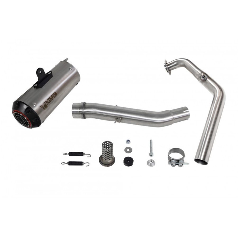 Red Power Full Exhaust System Scorpion Yamaha XSR-125 2021 - 2022