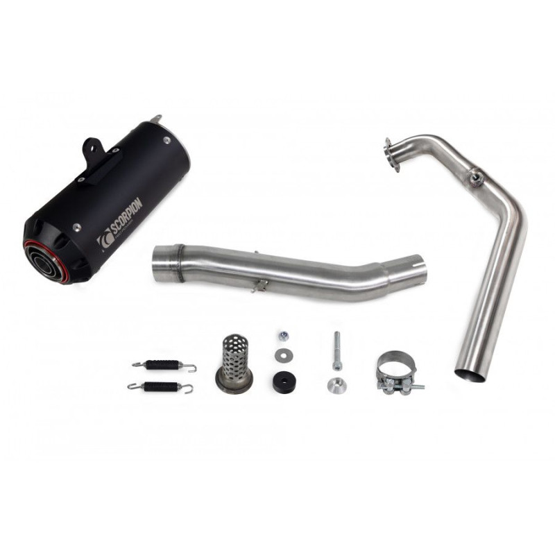 Línea completa Red Power Scorpion Yamaha XSR-125 2021 - 2022