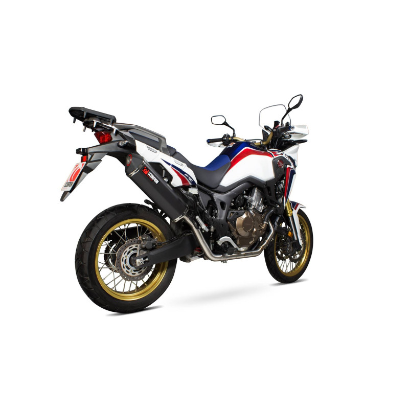 Komplettanlage Serket "Parallel" Scorpion Honda CRF1000 L 2015 - 2017