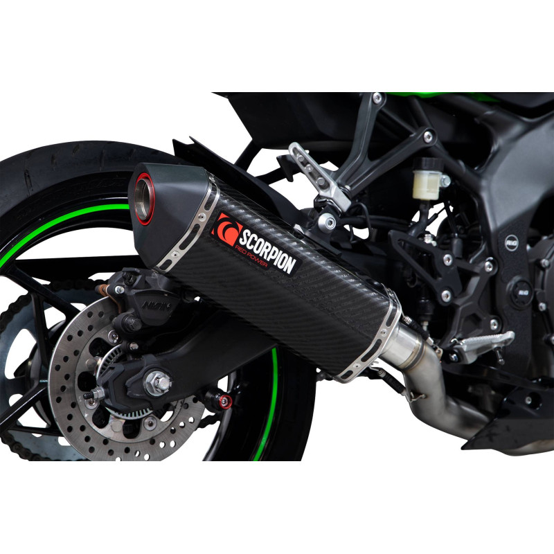 Línea completa Serket «Parallel» Scorpion Kawasaki Ninja ZX-25R 2020 - 2022