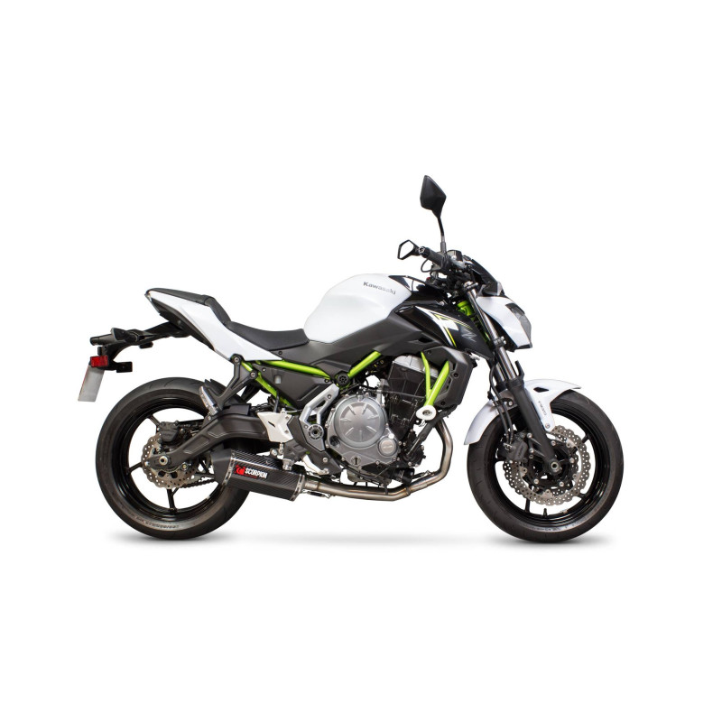 Serket "Parallel" Full Exhaust Scorpion Kawasaki Z650 2017-2022