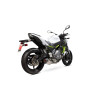 Impianto di scarico completo Serket “Parallel” Scorpion Kawasaki Z650 2017 - 2022