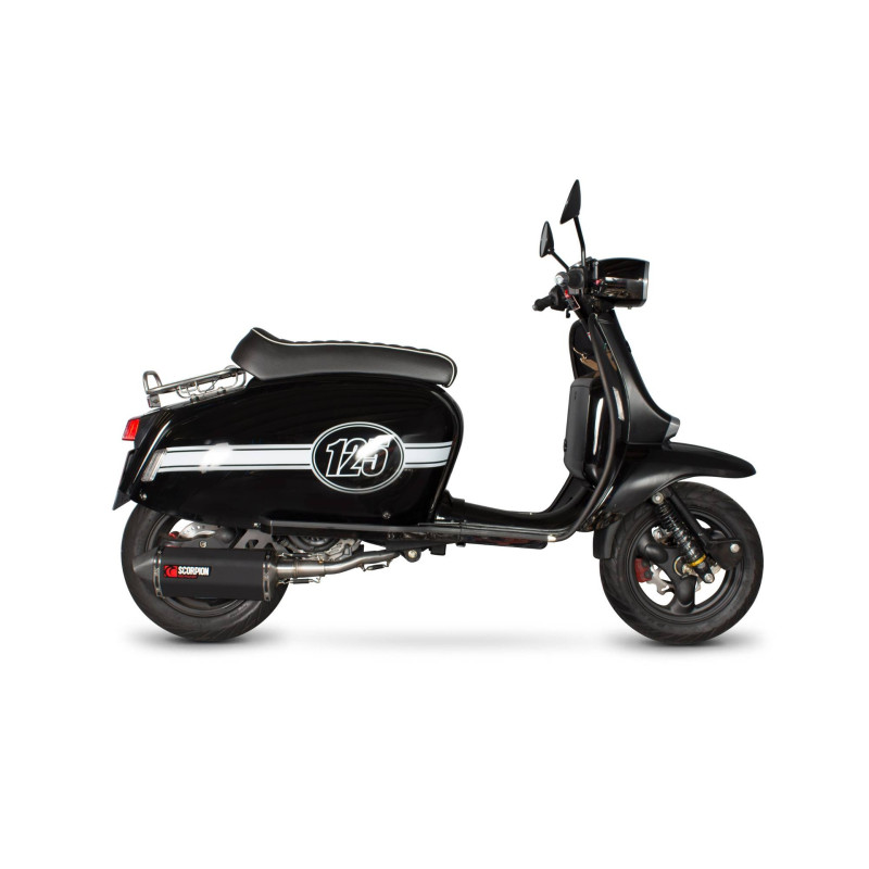 Impianto di scarico completo Serket "Parallel" Scorpion Scomadi TL125 2015 - 2017