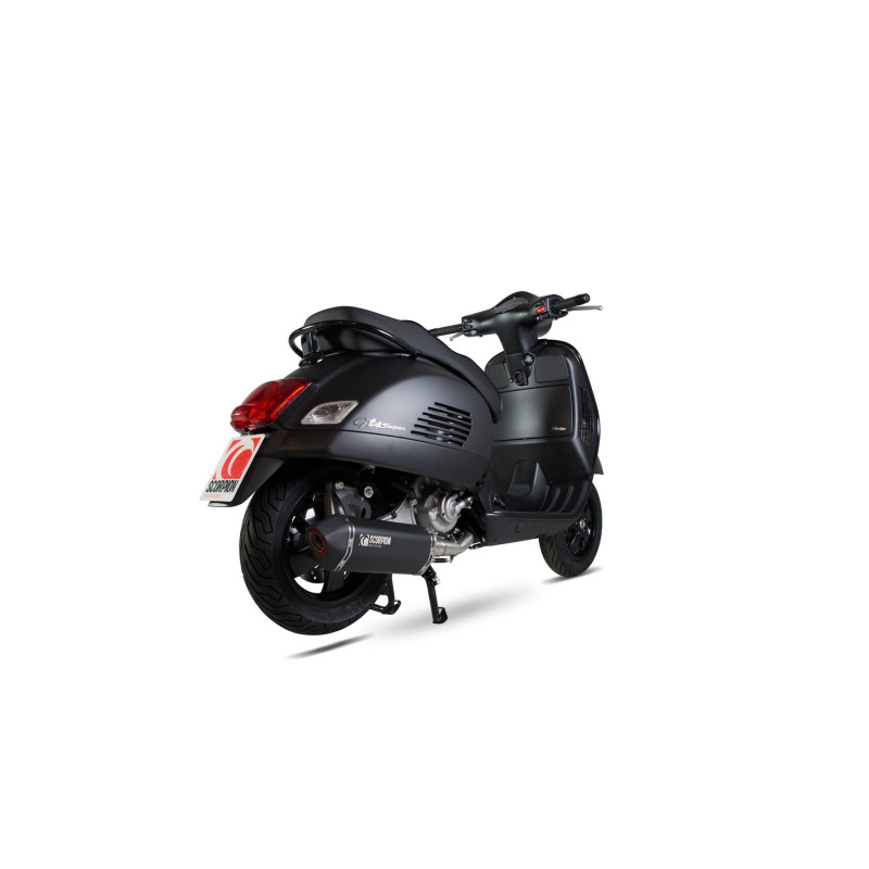 Impianto di scarico completo Serket "Parallel" Scorpion Vespa GTS 125 / GTS250 / GTS300 / GTV250 / GTV300