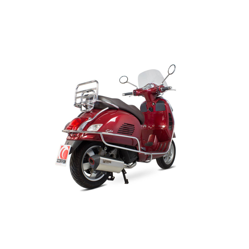 Serket "Parallel" Full Exhaust System Scorpion Vespa GTS125 (Euro 4) 2017 - 2019