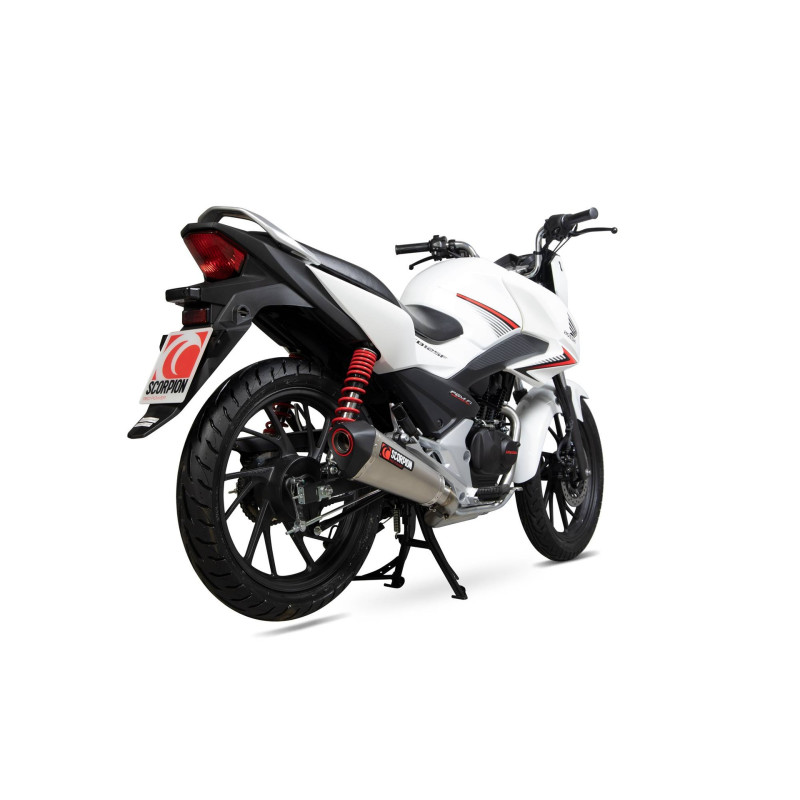 Línea completa Serket Taper Scorpion Honda CB125 F 2017 - 2020