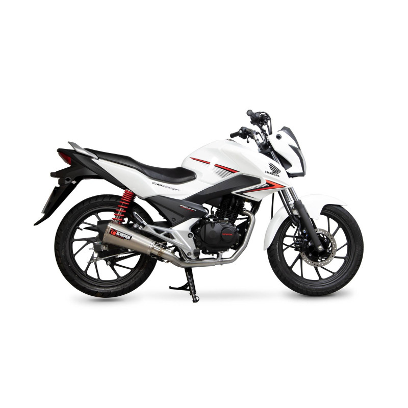 Impianto di scarico completo Serket Taper Scorpion Honda CB125 F 2017 - 2020