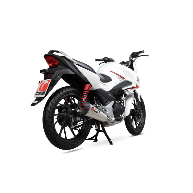 Línea completa Serket Taper Scorpion Honda CB125 F 2017 - 2020