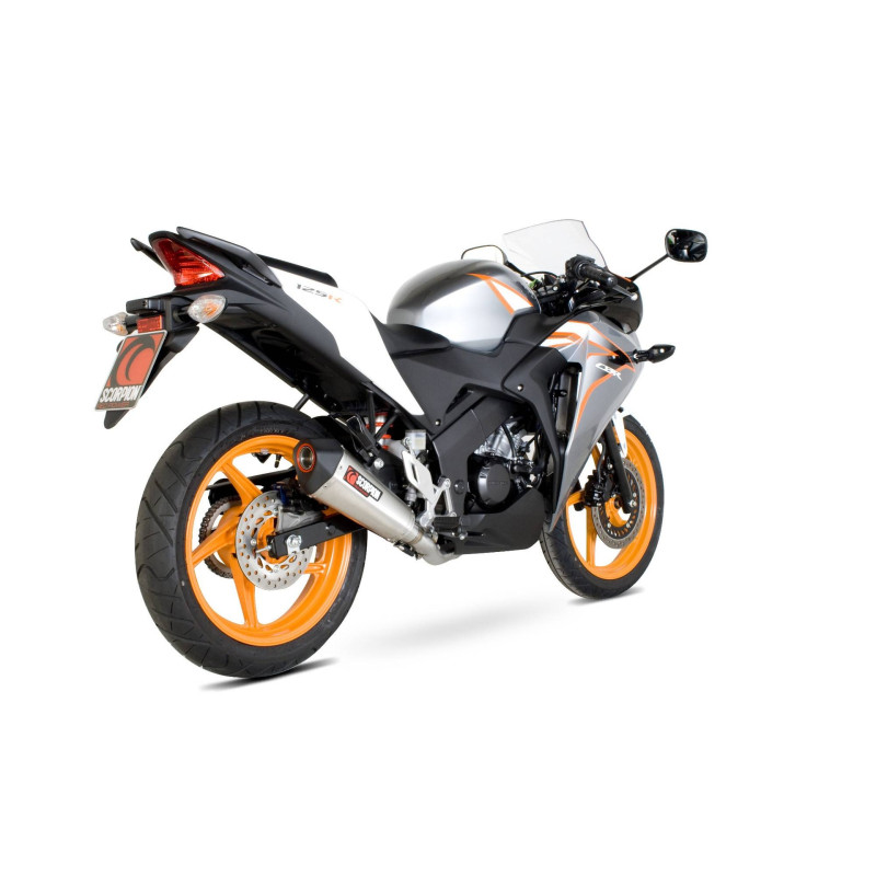 Komplettanlage Serket Taper Scorpion Honda CBR125 R 2011 - 2016