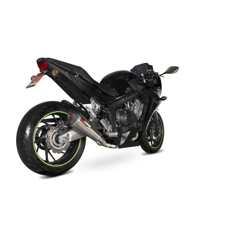 Impianto di scarico completo Serket Taper Scorpion Honda CBR650 F/ CB650 F 2014 - 2018
