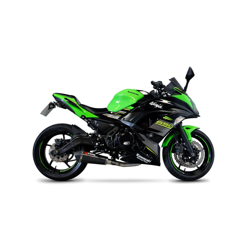 Línea completa Serket Taper Scorpion Kawasaki Ninja 650 2017 - 2022
