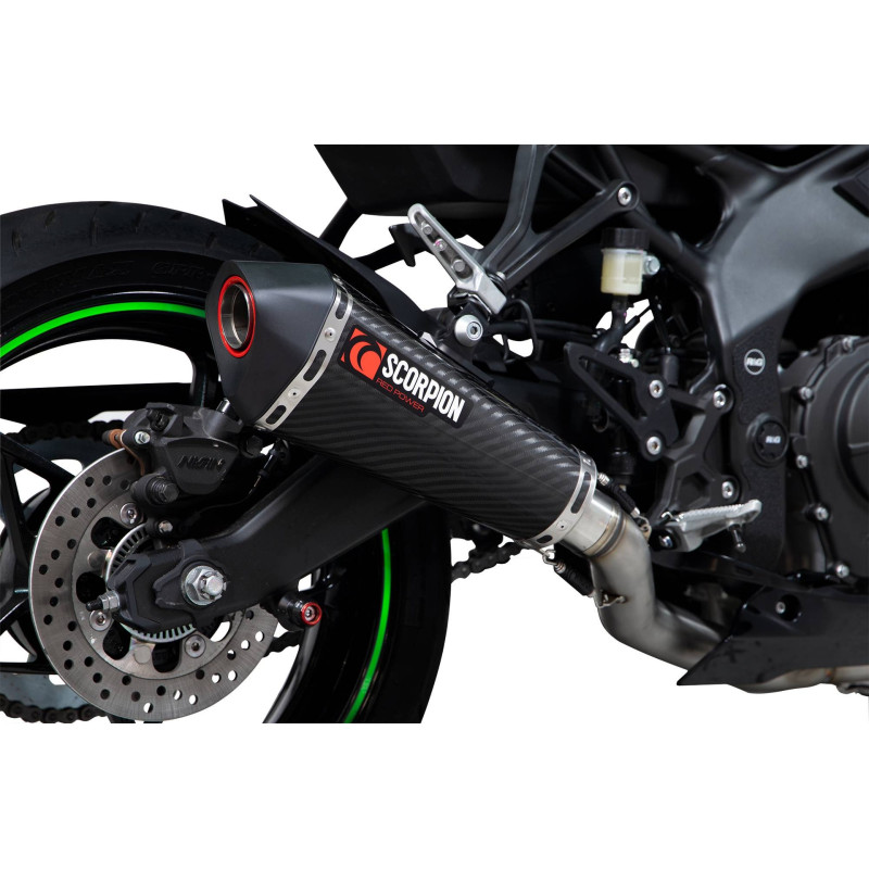 Línea completa Serket Taper Scorpion Kawasaki Ninja ZX-25R 2020 - 2022