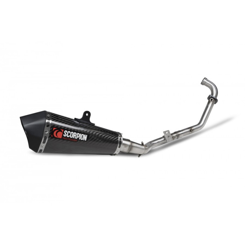 Full Serket Taper Scorpion Exhaust for Keeway RKF 125 Euro 4 model 2019 - 2021
