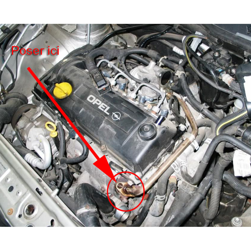 Blindplatte AGR-Abschaltung Isuzu 1.7 CDTI