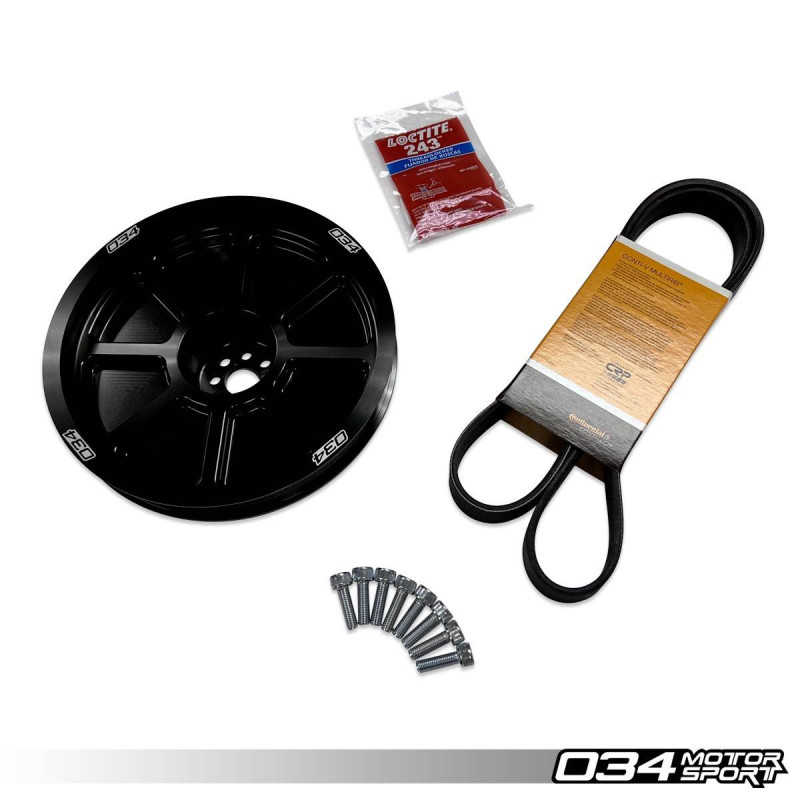 Polea de Cigüeñal 207mm 034Motorsport: Mejora Compresor 3.0 TFSI