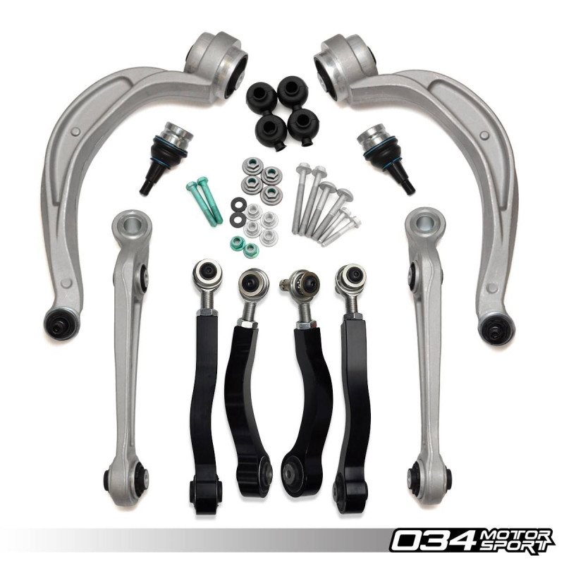 Adjustable Upper Control Arm Kit Audi A4/S4/RS5 | 034Motorsport B8 Full Trck Late