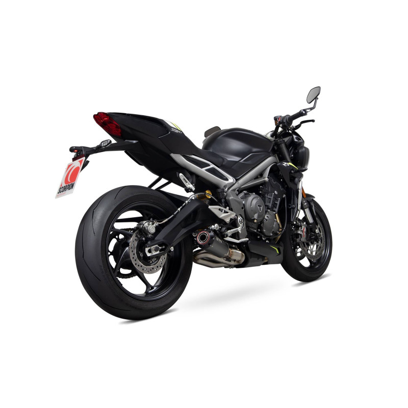 Schalldämpfer Red Power Scorpion Triumph Street Triple 765 R / RS 2020 - 2022