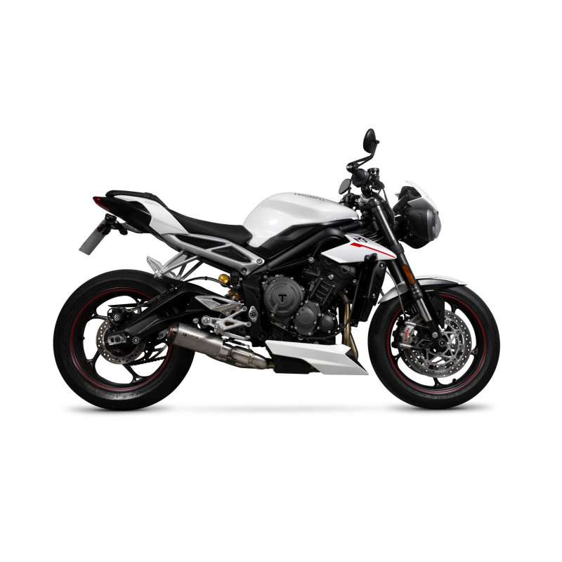 Red Power Scorpion Muffler Triumph Street Triple 765 R/S/RS 2017 - 2019