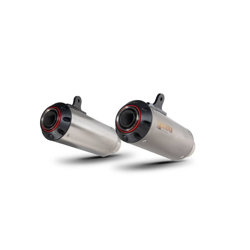 Silenziatore Red Power, coppia. Scorpion Kawasaki Z1000 2017 - 2020