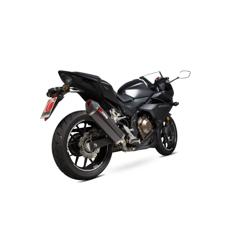Silenciador Serket "Parallel" Scorpion Honda CBR500 R 2016 - 2018