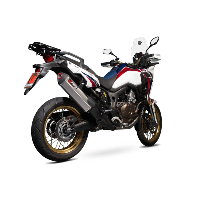 Schalldämpfer Serket „Parallel“ Scorpion Honda CRF1000 L 2015 - 2019