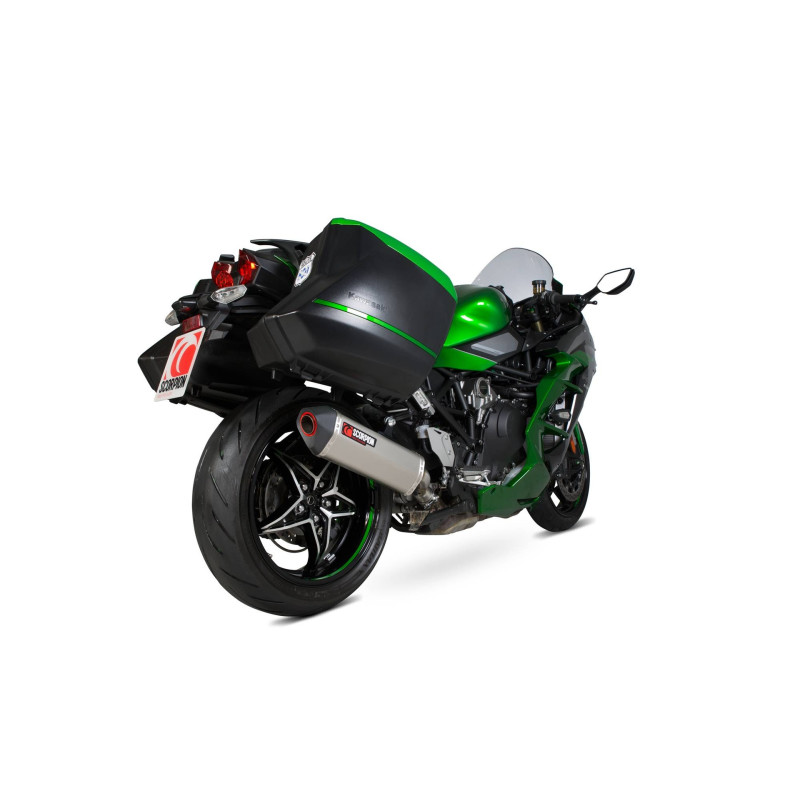 Silenziatore Serket "Parallel" Scorpion Kawasaki Ninja H2-SX / H2-SX SE 2018 - 2020