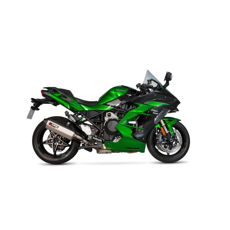 Schalldämpfer Serket "Parallel" Scorpion Kawasaki Ninja H2-SX / H2-SX SE 2018 bis 2020