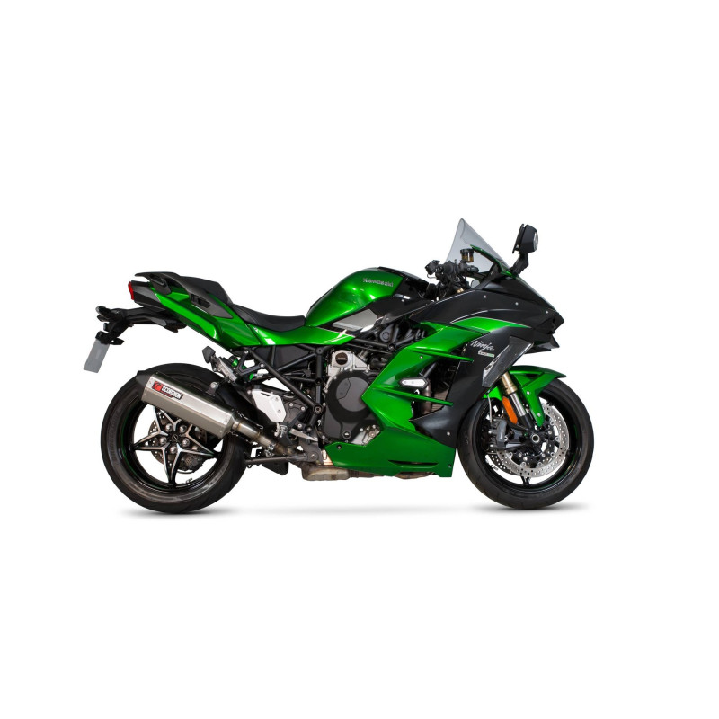 Silenciador Serket "Parallel" Scorpion Kawasaki Ninja H2-SX / H2-SX SE 2018 - 2020