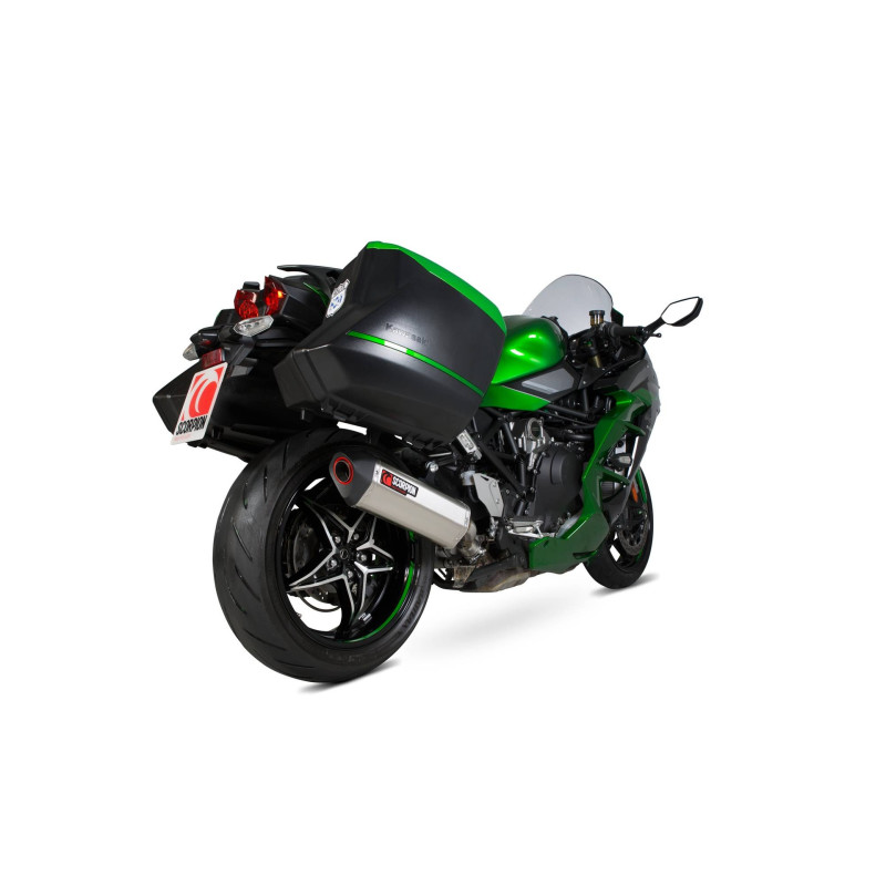 Silenciador Serket "Parallel" Scorpion Kawasaki Ninja H2-SX / H2-SX SE 2018 - 2020