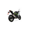 Serket "Parallel" Scorpion Muffler Kawasaki Z125 2018 - 2021