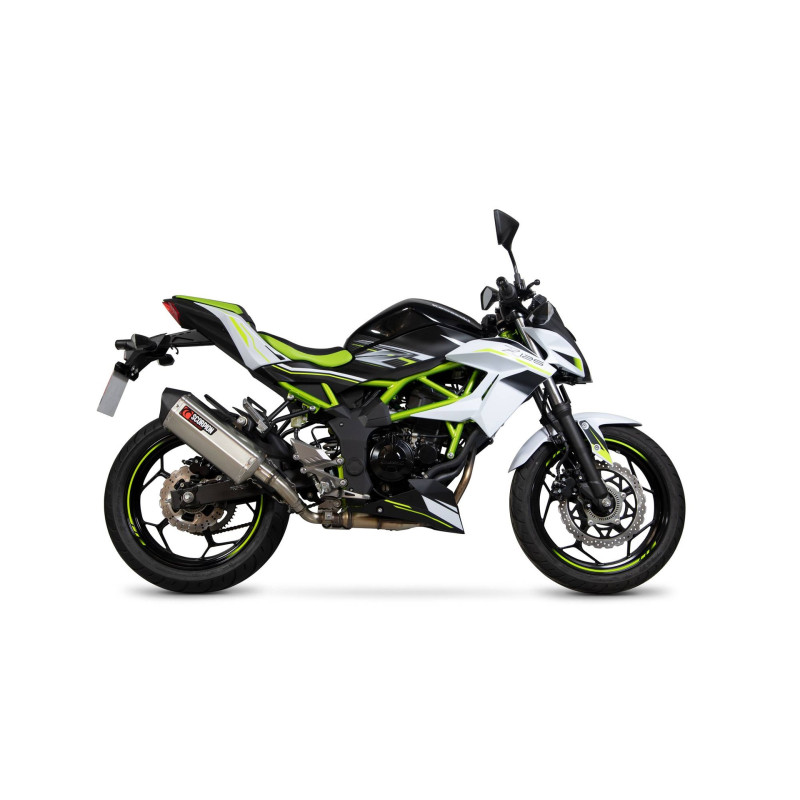 Serket "Parallel" Scorpion Muffler Kawasaki Z125 2018 - 2021
