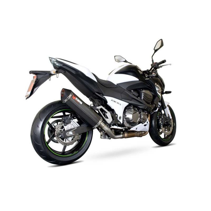 Silenciador Serket "Parallel" Scorpion Kawasaki Z800 2013 - 2016