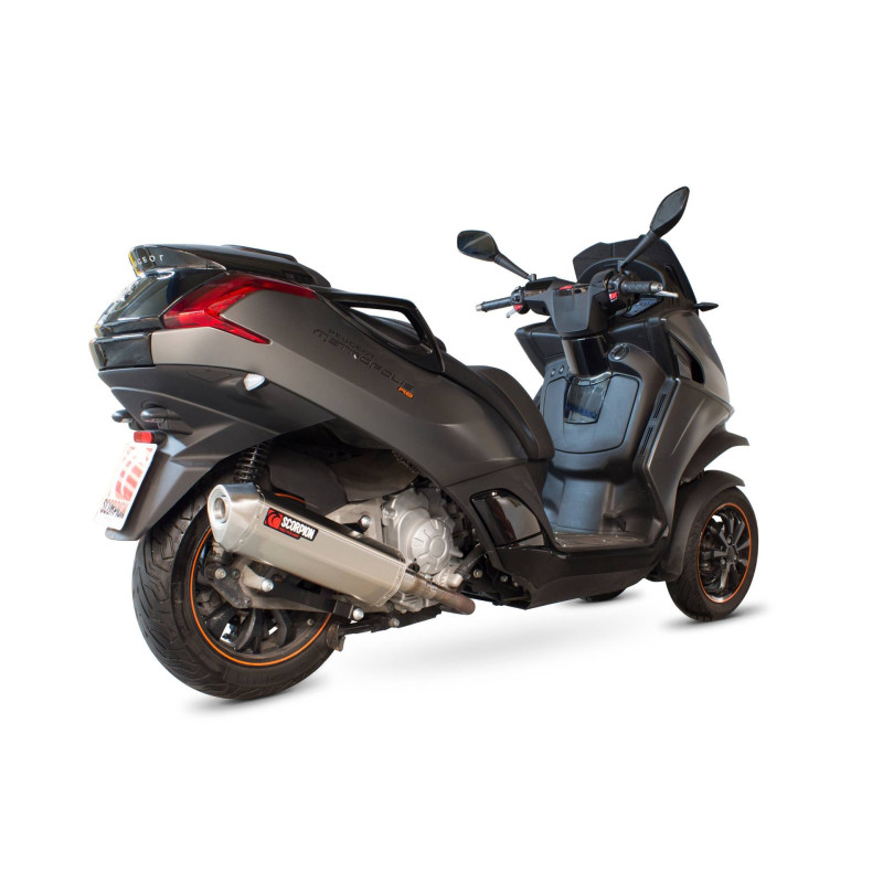 Schalldämpfer Serket „Parallel“ Scorpion Peugeot Metropolis 400 2013 - 2017