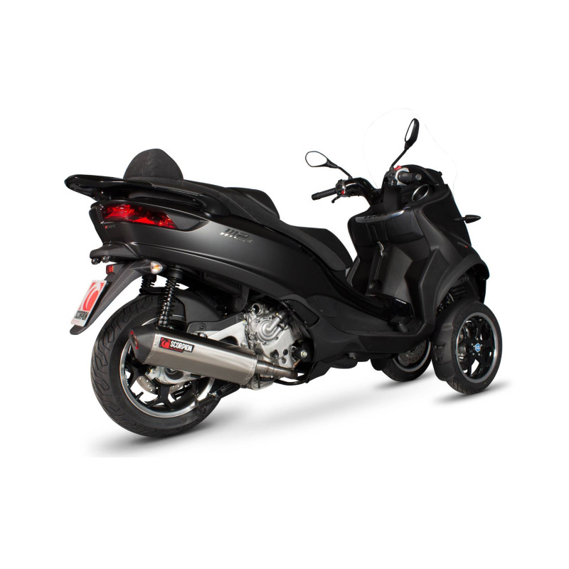 Silenciador Serket "Parallel" Scorpion Piaggio MP3 400 / MP3 400 LT, MP3 500 / MP3 500 LT