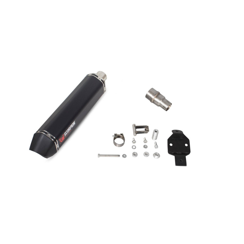 Silenciador Serket "Parallel" Scorpion Piaggio MP3 400 / MP3 400 LT, MP3 500 / MP3 500 LT