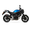 Serket "Parallel" Muffler Scorpion Suzuki SV650 (2016-Current) / SV650 X 2016-2021
