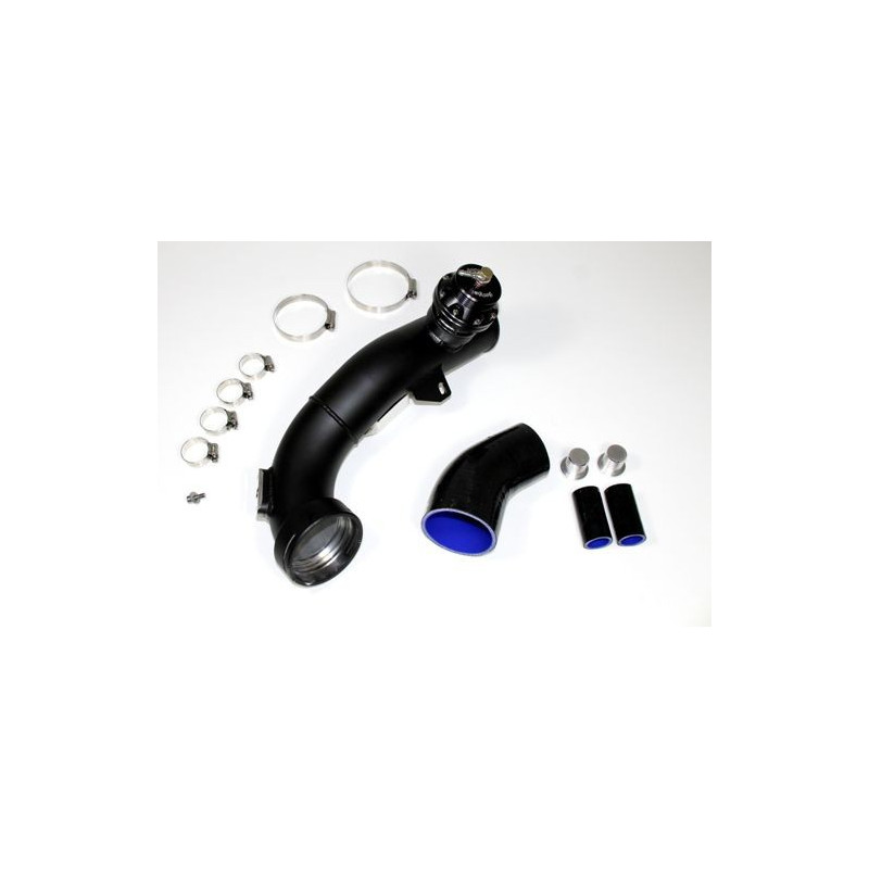 SINGLE Dump valve simple à décharge externe et HARD PIPE pour 335 Moteur N54 Twin turbo FMBM335DV1