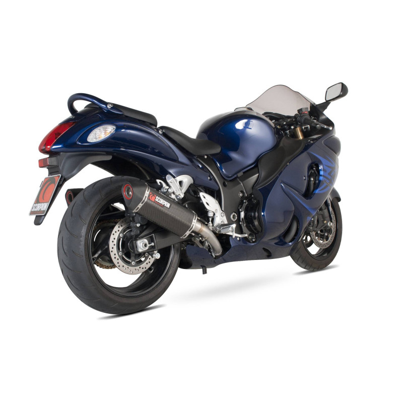 Schalldämpfer Serket „Parallel“, als Paar. Scorpion Suzuki GSX1300 R Hayabusa 2008 - 2017