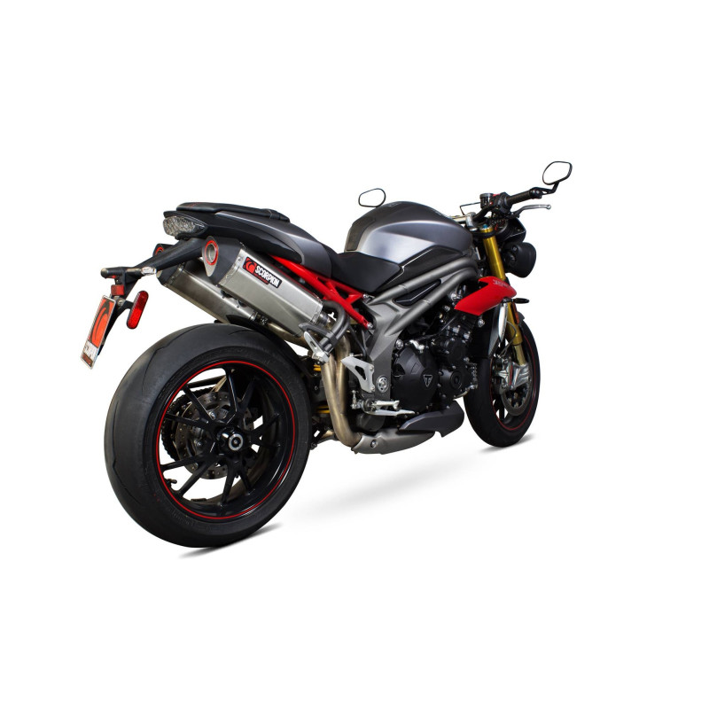 Schalldämpfer Serket „Parallel“, das Paar. Scorpion Triumph Speed Triple 1050 R 2016 - 2017