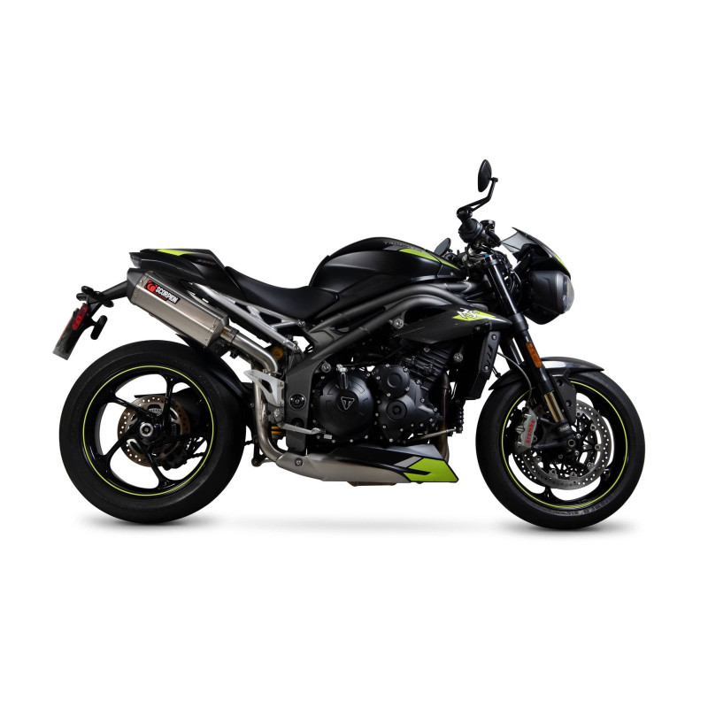 Silenziatore Serket "Parallel", la coppia. Scorpion Triumph Speed Triple R / Speed Triple S / Speed Triple RS 2018 - 2020