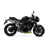 Schalldämpfer Serket „Parallel“, das Paar. Scorpion Triumph Speed Triple R / Speed Triple S / Speed Triple RS 2018 - 2020